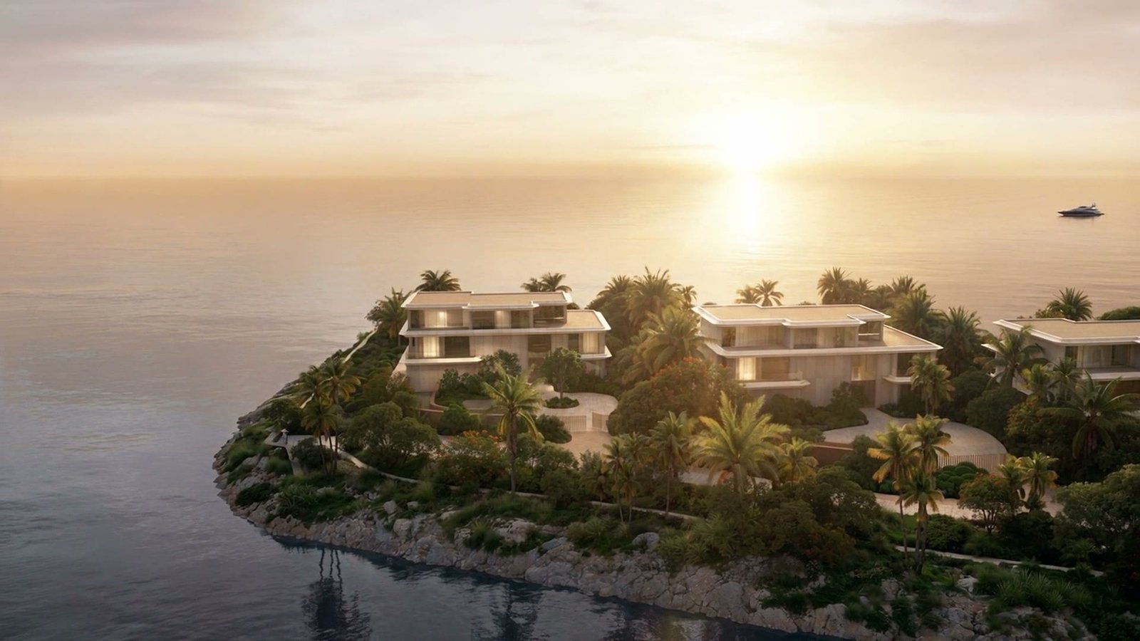 Jumeirah Residences Asora Bay, La Mer (still from the AI visualisation)